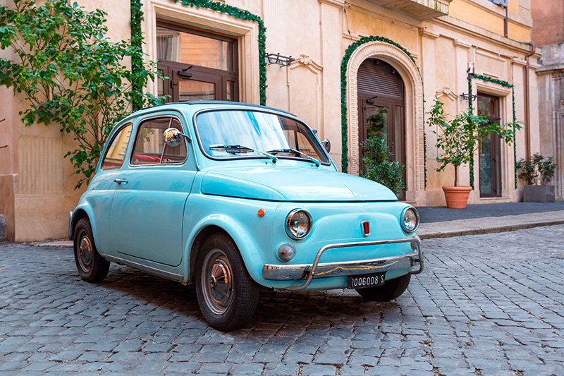 voiture de collection italienne, fiat 500